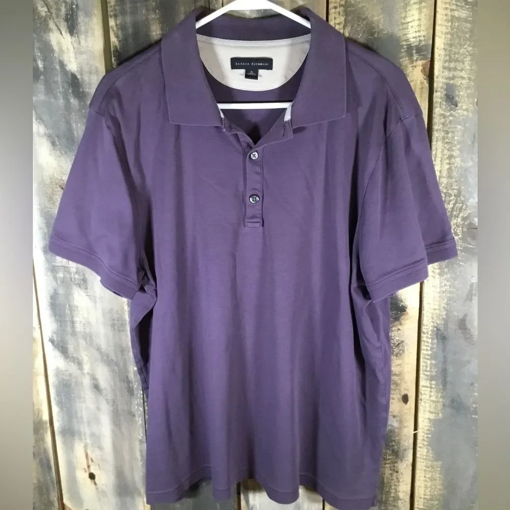 Banana Republic lightweight cotton polo men’s size XL